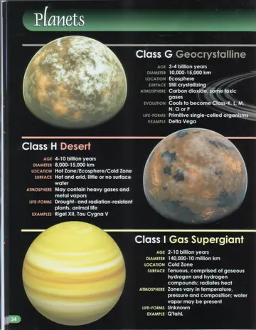 Class G Geocrystalline planet, a pale tan crystallizing world.