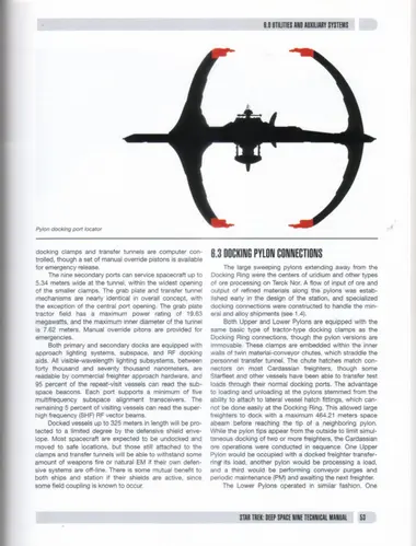 Pylon docking port locator