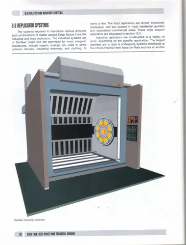 Starfleet industrial replicator