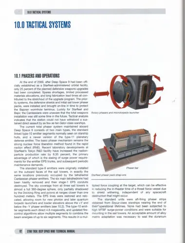 Rotary phasers and microtorpedo launcher