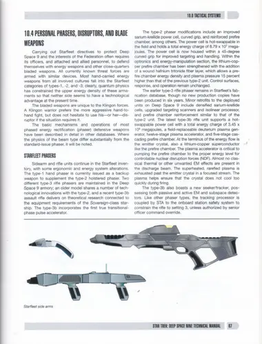 Starfleet side arms