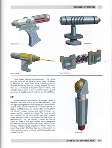 Blood infuser; Defibrillator; Laser scalpel; Neural stimulator; Hypospray