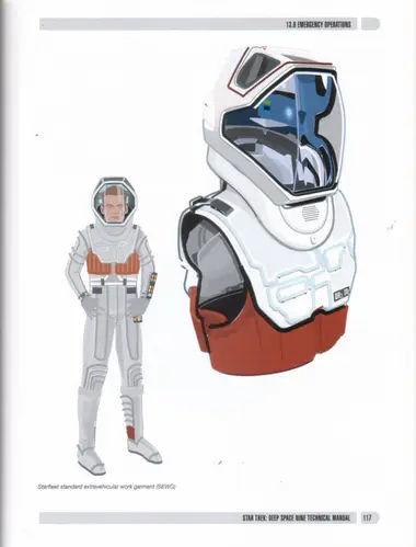 Starfleet standard extravehicular work garment (SEWG)