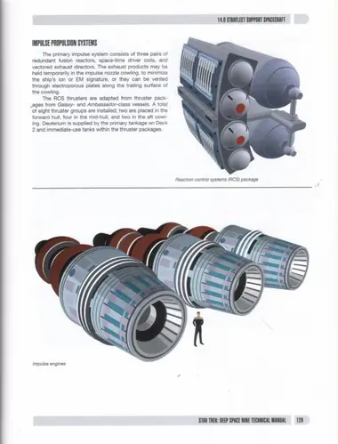 Reaction control systems (RCS) package; Impulse engines