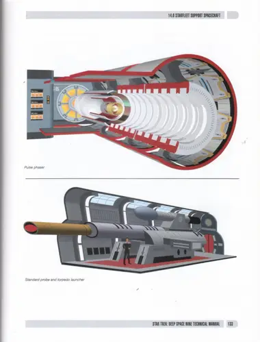 Pulse phaser; Standard probe and torpedo launcher