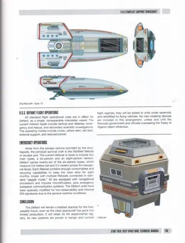 Shuttlecraft—type 10; Lifeboat