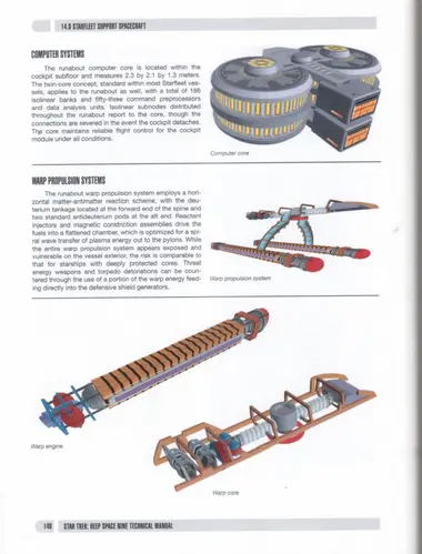 Computer core; Warp propulsion system; Warp engine; Warp core