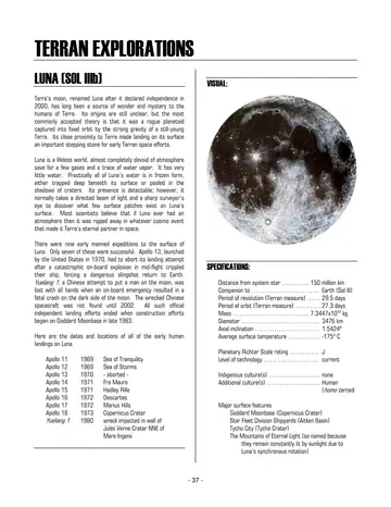 Full disc of Luna (Sol IIIb), Terra's moon.