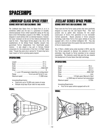 Visual: Lindbergh class Space Ferry (orbital ferry diagram)