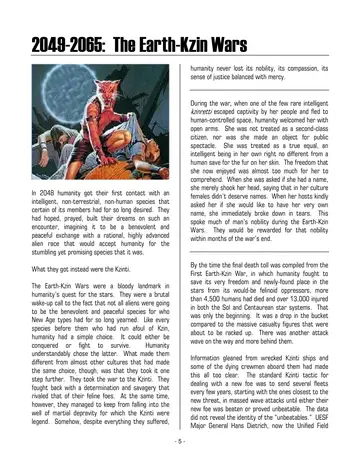 The Earth-Kzin Wars: Overview — p.136