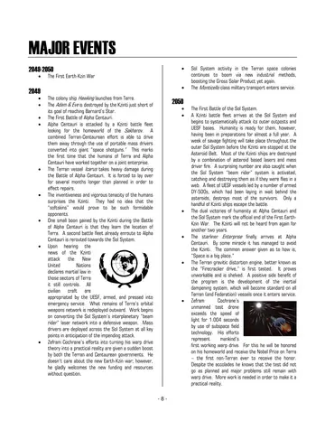 Major Events — p.139