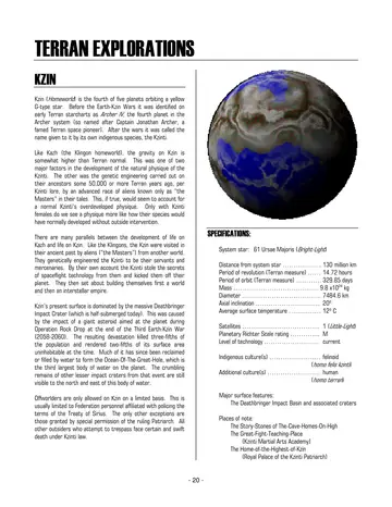 Terran Explorations: Kzin — p.151