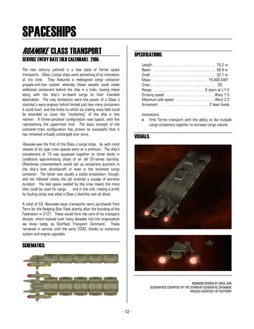 Roanoke class transport schematic