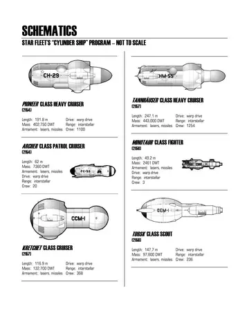 Pioneer class heavy cruiser (2154) schematic