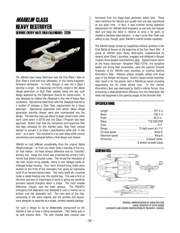 Marklin class heavy destroyer schematic. Original Marklin design by Dana Knutson; schematic and design modifications by Richard E. Mandel.