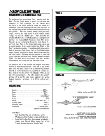 Larson class destroyer: original configuration (2240); current configuration (2295). Larson design by Dana Knutson, inspired by the Saladin by Franz Joseph Schnaubelt; schematics by Neale Davidson.