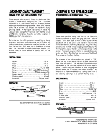 Cochrane class transport schematic. Cochrane concept and schematic by Dana Knutson (FASA Corporation).