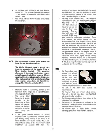 Timeline of Events — Major Events 2251–2275 — p.422