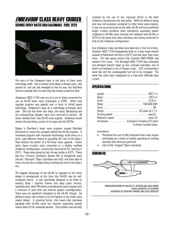 Endeavour Class Heavy Cruiser — p.435
