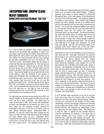 Enterprise and Tikopai Class Heavy Cruisers — p.436