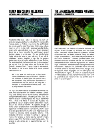 Terra Ten Colony Relocated — p.460