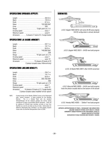 Class I Transport/Tugs of the Linear Warp Era — p.494
