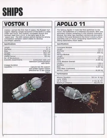 Color plate: the Vostok I spacecraft in orbit above Earth.