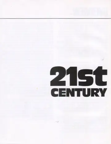 Chapter divider title page: "21st Century," headed "Overview."
