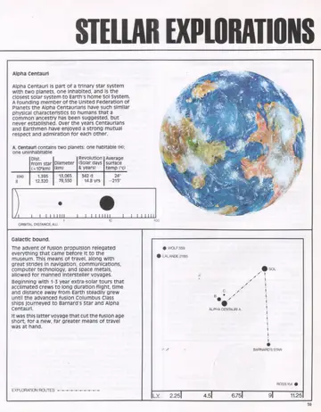 Photograph of the habitable Alpha Centauri homeworld, showing oceans, landmasses and cloud cover.