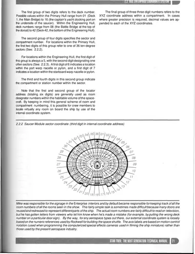 Saucer Module sector coordinate (third digit in internal coordinate address)