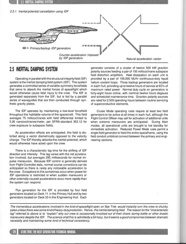 Inertial potential cancellation using IDF