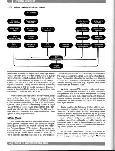 Galactic navigational reference system