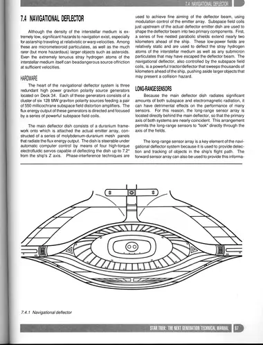 Navigational deflector