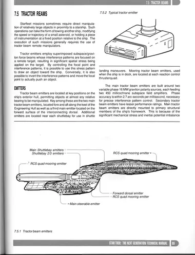 Tractor beam emitters