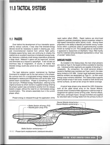 Phaser bank emplacements (starboard elevation)