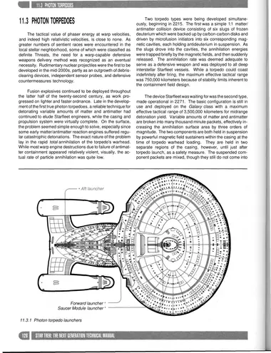 Photon torpedo launchers