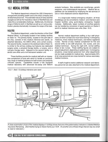 Deck 12 sickbay intensive-care ward