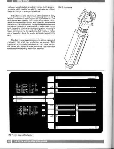 Main diagnostic display