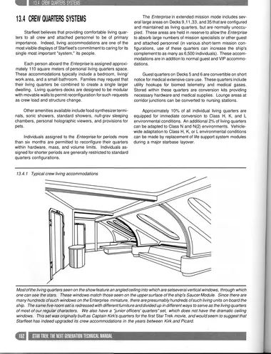 Typical crew living accommodations
