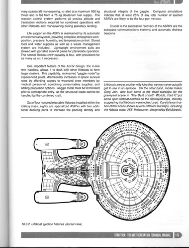 Lifeboat ejection hatches (dorsal view)