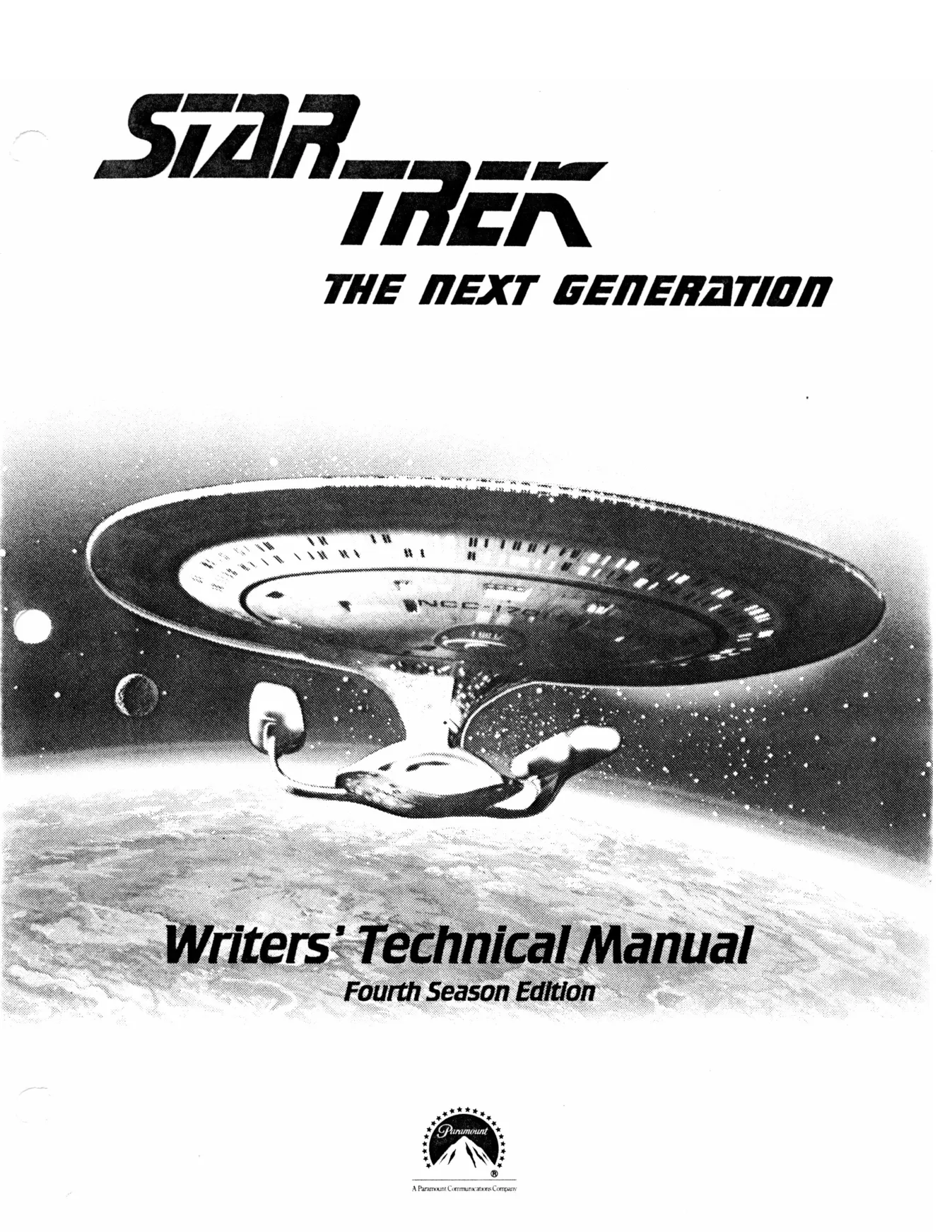 TNG Writers' Technical Manual cover